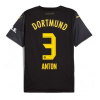 Echipament fotbal Borussia Dortmund Waldemar Anton #3 Tricou Deplasare 2024-25 maneca scurta